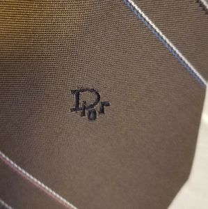 Dior Brown Mens Neck Tie